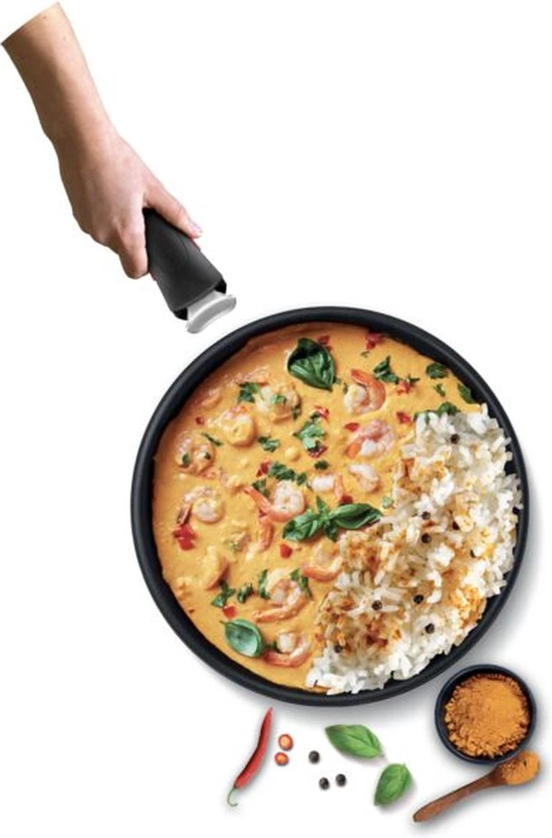 Tefal Ingenio Preference - Pannenset - Koekenpannen Ø24 + Ø28 Cm + Handgreep 4 Tefal Ingenio Preference - Pannenset - Koekenpannen Ø24 + Ø28 Cm + Handgreep - Afbeelding 2