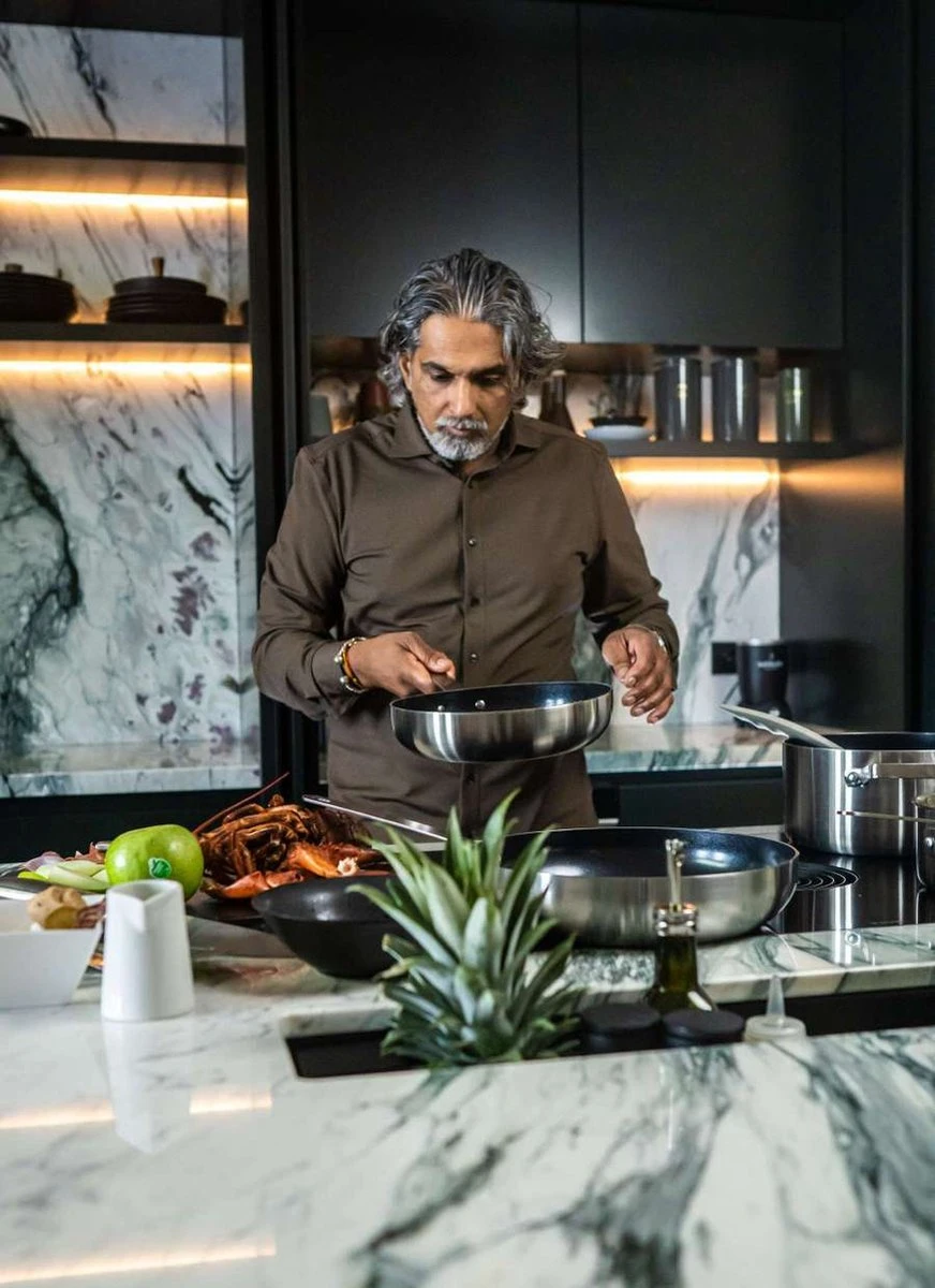 Soenil By ISENVI - Koekenpan Inductie - 24 CM - Keramische Pan - RVS Handgreep 8 Soenil By ISENVI - Koekenpan Inductie - 24 CM - Keramische Pan - RVS Handgreep - Afbeelding 6