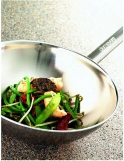 Demeyere Wok - Ø 30 Cm - Vlakke Bodem 16 Demeyere Wok - Ø 30 Cm - Vlakke Bodem -Eersteklas Kookgereiwinkel 925x1200