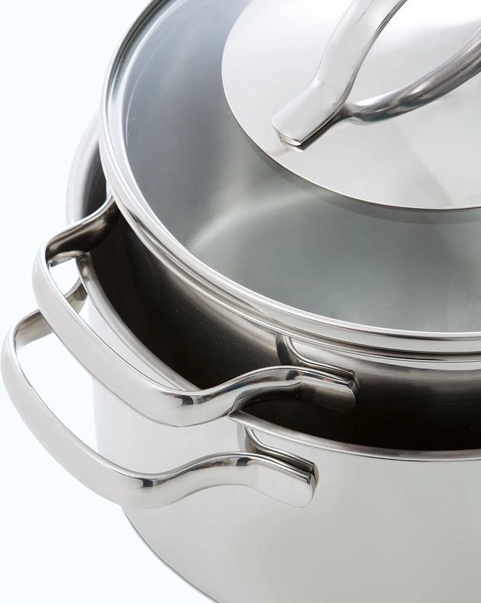 BK Essentials Pannenset - 4-delig - RVS – Geschikt Voor Alle Warmtebronnen 14 BK Essentials Pannenset - 4-delig - RVS – Geschikt Voor Alle Warmtebronnen - Afbeelding 12