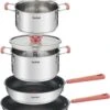 TEFAL G720S604 6-delige Stapelbare Pannenset OPTI'SPACE - RVS - Alle Kookplaten Inclusief Inductie 2 TEFAL G720S604 6-delige Stapelbare Pannenset OPTI'SPACE - RVS - Alle Kookplaten Inclusief Inductie -Eersteklas Kookgereiwinkel 960x1200